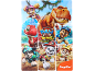 Slagalica s likovima Paw Patrola i dinosaurima, s natpisom „PAW PATROL THE DINO MOVIE“.
