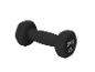 Crni uteg od 2 kg za fitness i trening snage