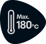 Maksimalna temperatura 180°C