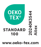 STANDARD 100 by OEKO-TEX® certifikat, broj 20240K3544, AITEX