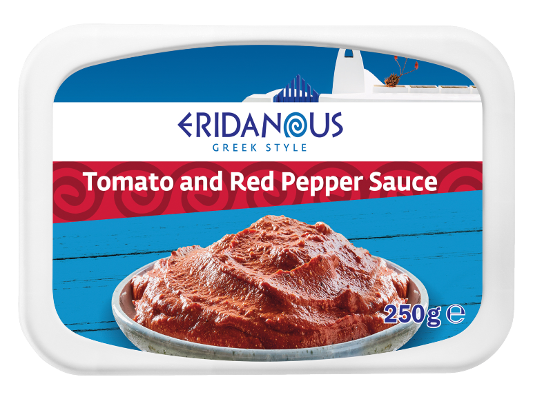 Umak od rajčice i crvene paprike grčkog stila u pakiranju od 250g.