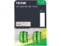 4x AAA punjive baterije, 1000mAh, 1.2V, prethodno napunjene, do 1000 ciklusa punjenja.