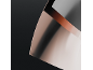 Apstraktna pozadina sa zakrivljenim oblicima u tamnim i svijetlim nijansama.