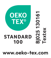 Pečat STANDARD 100, broj BJ025 130161, Texttex, www.oeko-tex.com