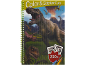 Knjiga za bojanje i naljepnice s temom dinosaura s T-Rexom, vulkanom i više od 230 naljepnica.