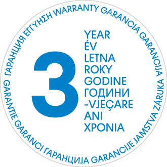 Pečat 3-godišnjeg jamstva.