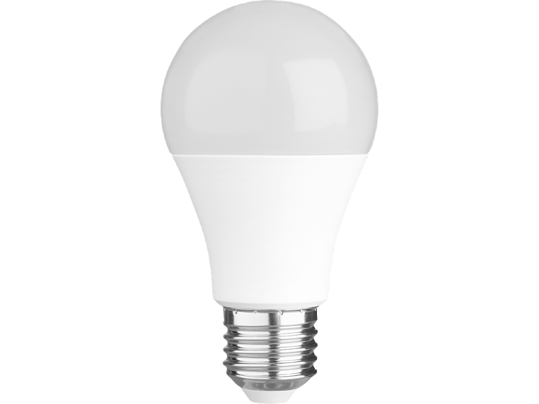 Bijela LED žarulja s navojnim grlom.