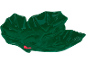 Zeleni pladanj za posluživanje u obliku lista s crvenim ukrasom