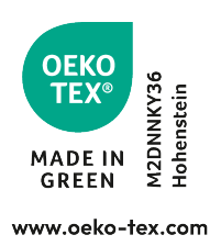OEKO-TEX® MADE IN GREEN certifikat M2DDNKY36 Hohenstein, www.oeko-tex.com