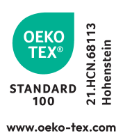 Pečat STANDARD 100, broj 21.HCN.68113 Hohenstein, www.oeko-tex.com
