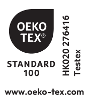 OEKO-TEX® STANDARD 100 certifikat, broj HK020 276416 Testex