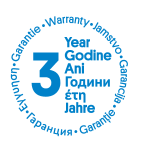 Jamstveni pečat s 3 godine na više jezika.