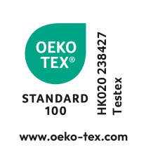 OEKO-TEX® STANDARD 100 certifikat, HK020 238427 Testex, www.oeko-tex.com