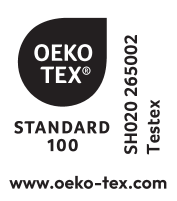 Tekstilna oznaka Standard 100, broj SH020 265002 Testex, www.oeko-tex.com