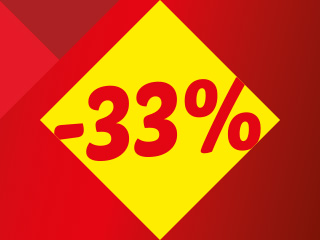 Popust od 33%.