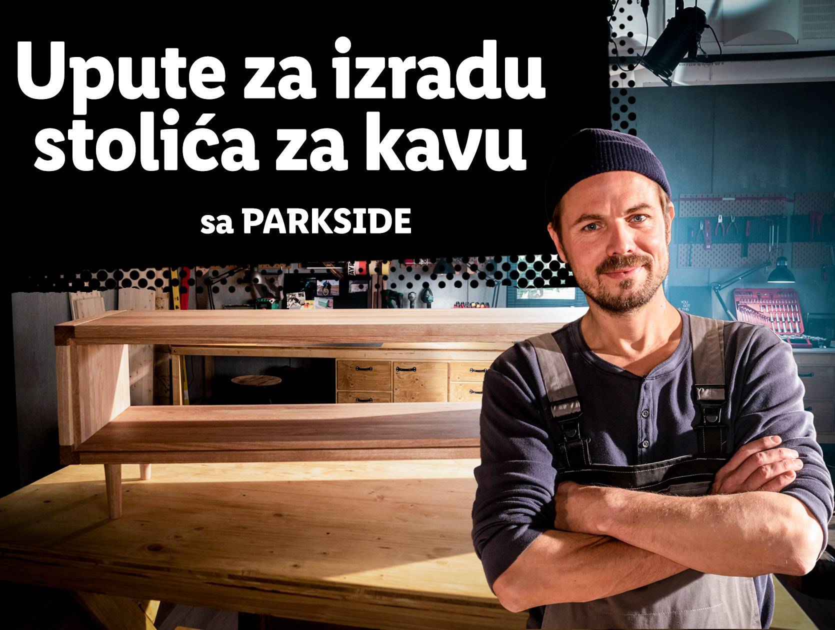 Upute za izradu stolića za kavu uz Parkside