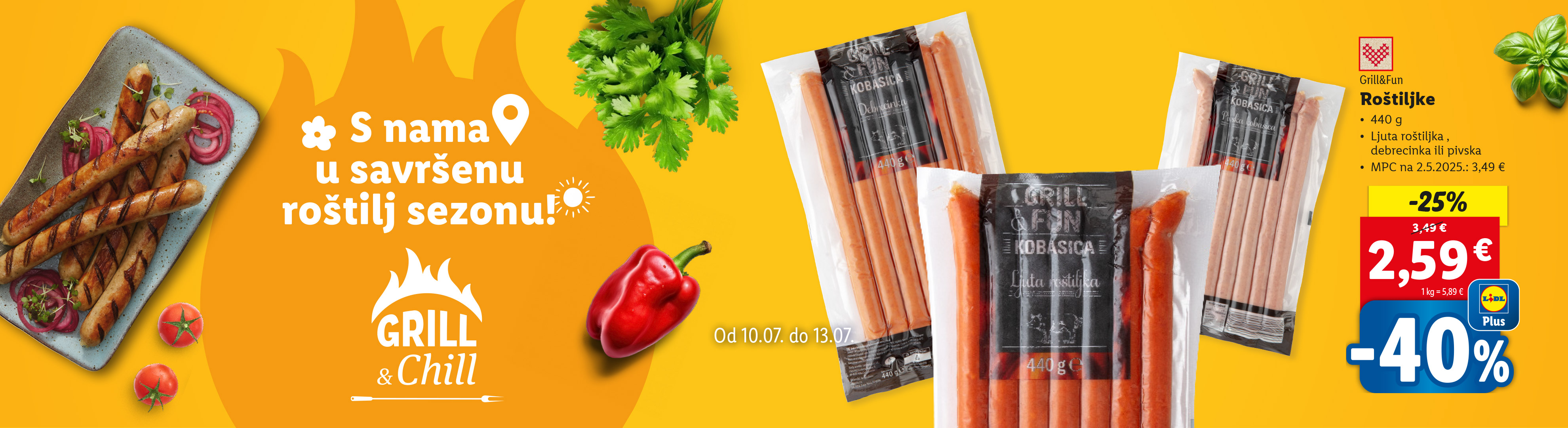 Lidl Grill&Fun roštiljke na akciji: -25% i -40% popusta.