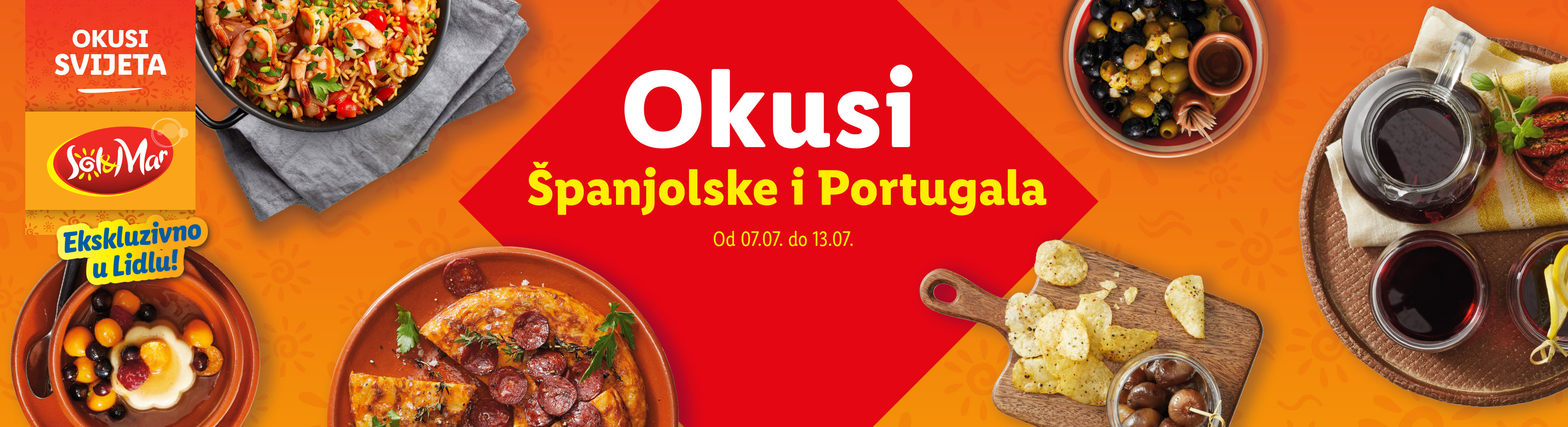 Sol&Mar promovira okuse Španjolske i Portugala u Lidlu od 07. do 13. srpnja.
