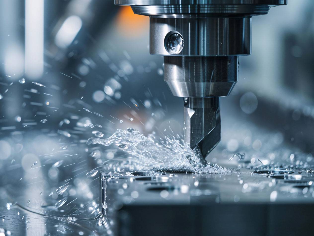 CNC glodanje metala.
