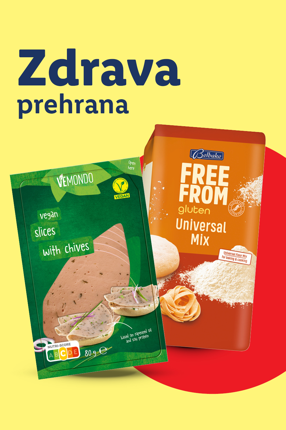 Zdrava prehrana: Vemondo veganske šnite s vlascem i Belbake bezglutensko brašno.