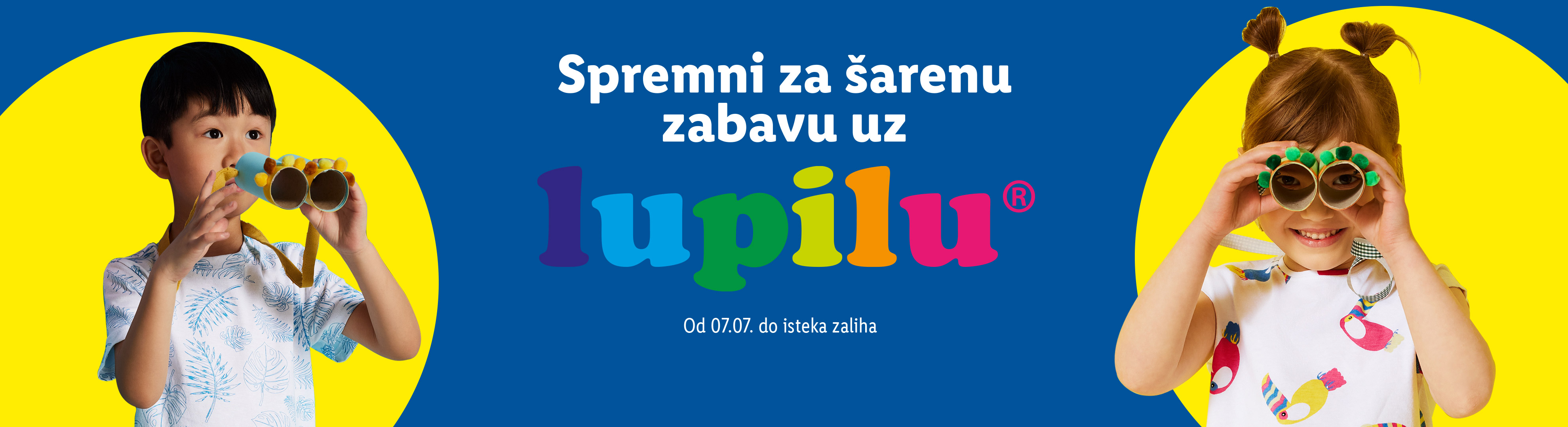 Lupilu promovira šarenu zabavu za djecu do isteka zaliha.