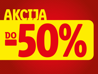 Akcija do -50%