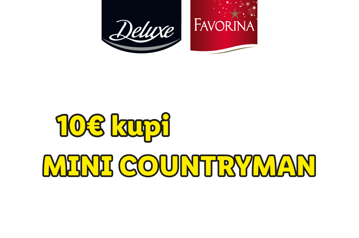Deluxe i Favorina proizvodi, osvojite MINI Countryman!