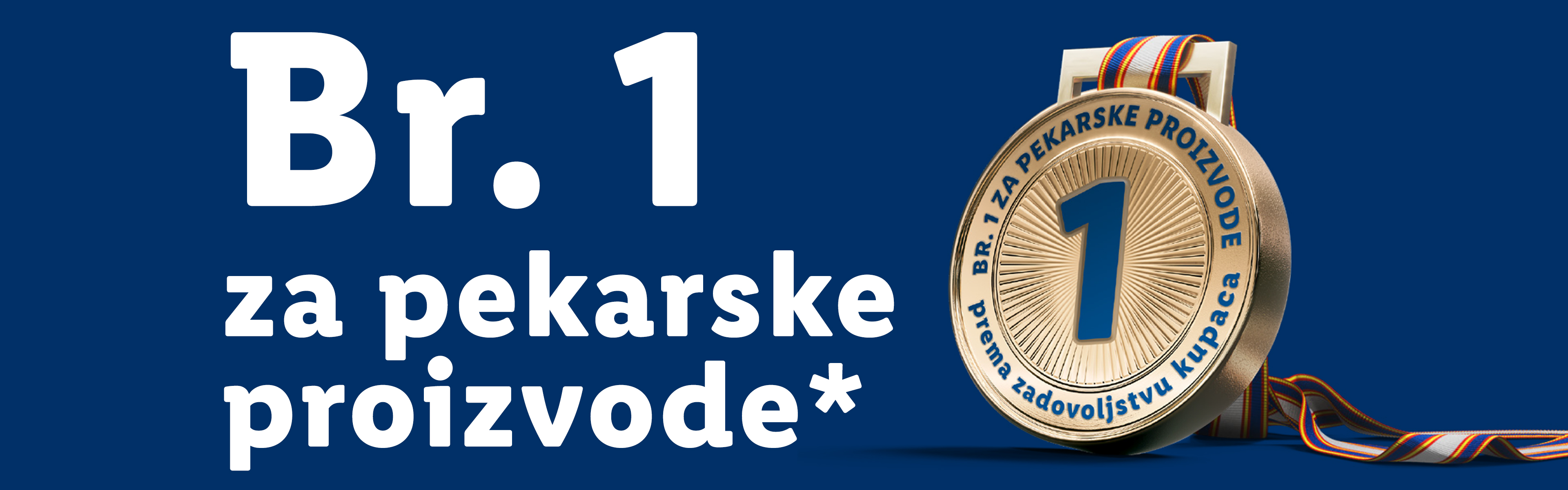 Medalja broj 1 za pekarske proizvode.