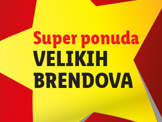 Super ponuda velikih brendova.